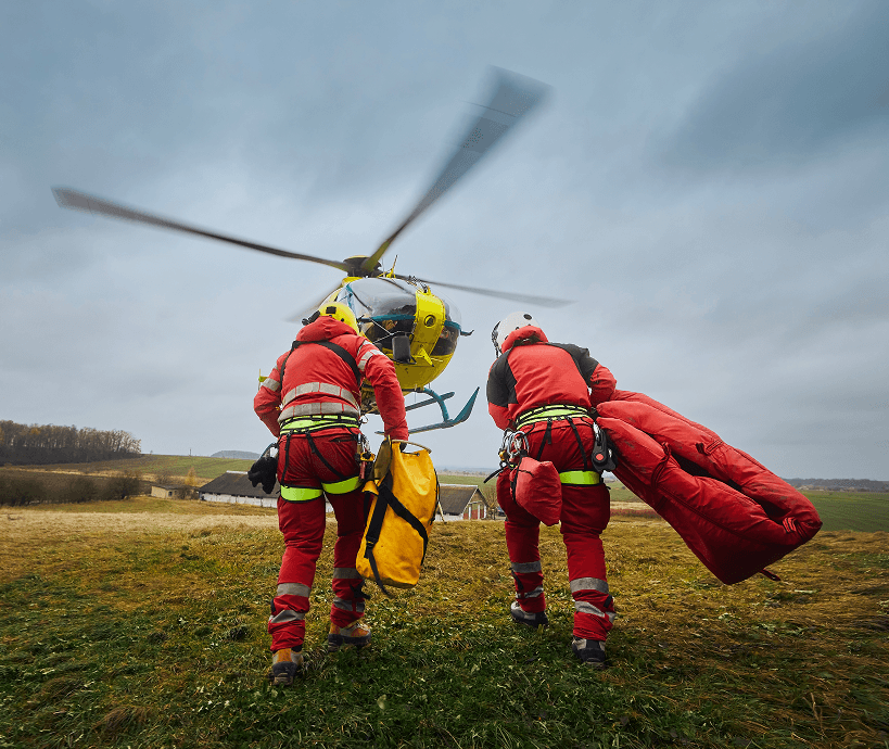 Emergency workers